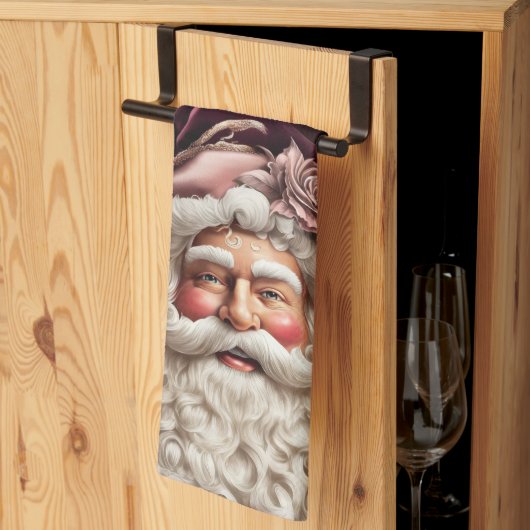 Weihnachtsmann Geschirrtuch (Drittel gefaltet)