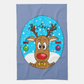 Weihnachtsmann Geschirrtuch (Vertikal)