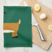 Weihnachtsmann Geschirrtuch (Viertel Falte)