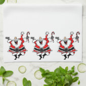 Weihnachtsmann-Geschirrtuch Geschirrtuch (Gefaltet)