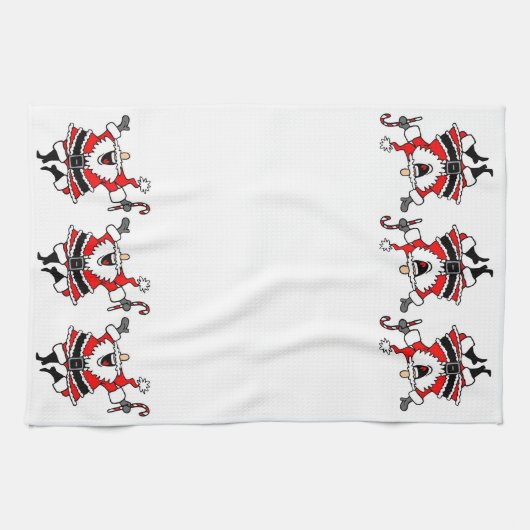 Weihnachtsmann-Geschirrtuch Geschirrtuch (Horizontal)