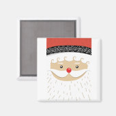 Weihnachtsmann Gesicht Magnet (Vorderseite/Rückseite)