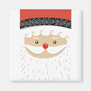 Weihnachtsmann Gesicht Magnet