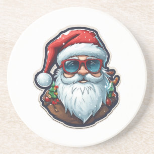 Weihnachtsmann Getränkeuntersetzer