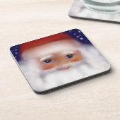 Weihnachtsmann Getränkeuntersetzer (Linke Seite)