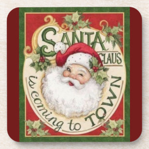 Weihnachtsmann getränkeuntersetzer