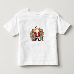 Weihnachtsmann Gingerbret Krankenpfleger Kleinkind T-shirt