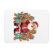 Weihnachtsmann Gingerbret Krankenpfleger Magnet (Horizontal)