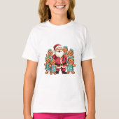 Weihnachtsmann Gingerbret Krankenpfleger T-Shirt (Vorderseite)