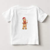 Weihnachtsmann Gingerbrot Mann T - Shirt (Rückseite)