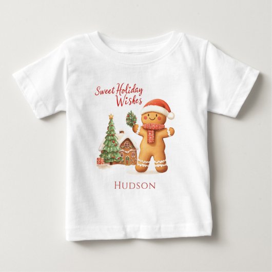 Weihnachtsmann Gingerbrot Mann T - Shirt (Vorderseite)