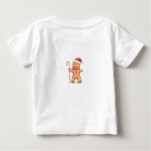 Weihnachtsmann Gingerbrot Mann T - Shirt (Rückseite)