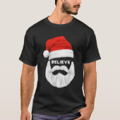Weihnachtsmann glauben T-Shirt (Vorderseite)
