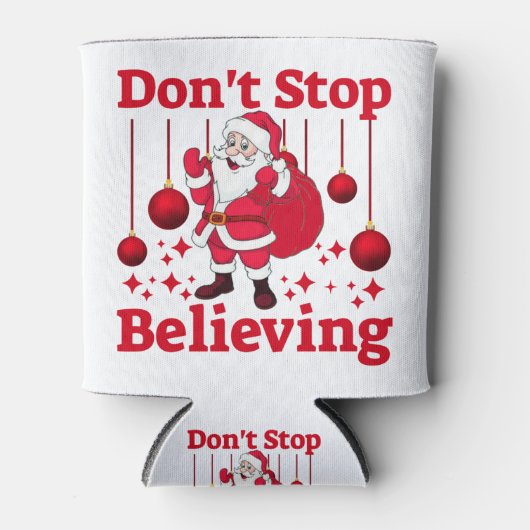 Weihnachtsmann glaubt dosenkühler (Vorderseite)