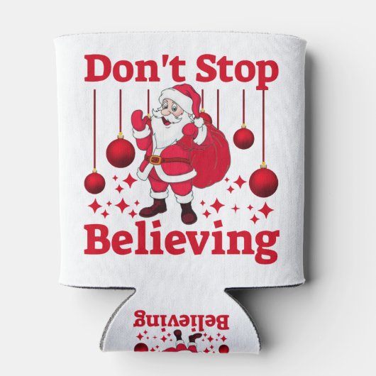 Weihnachtsmann glaubt dosenkühler (Rückseite)