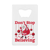 Weihnachtsmann glaubt geldbeutel flaschenöffner (Vorderseite)