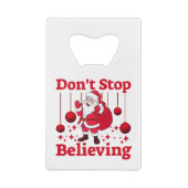 Weihnachtsmann glaubt geldbeutel flaschenöffner (Rückseite)