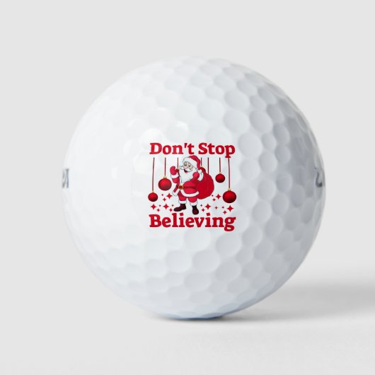 Weihnachtsmann glaubt golfball (Vorderseite)