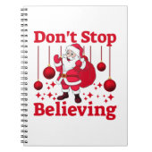 Weihnachtsmann glaubt notizblock (Vorderseite)