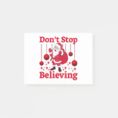 Weihnachtsmann glaubt post-it klebezettel (Vorderseite)