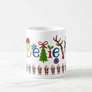 Weihnachtsmann glaubt Weihnachten Kaffeetasse