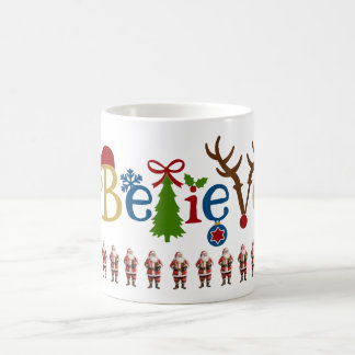 Weihnachtsmann glaubt Weihnachten Kaffeetasse