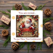 Weihnachtsmann glücklich Neujahrsgold personalisie