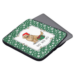 Weihnachtsmann Golden Retriever Dog Niedlich Laptopschutzhülle