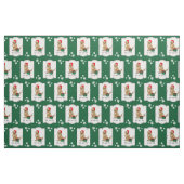 Weihnachtsmann Golden Retriever Dog Niedlich Stoff (Fat Quarter (45,7 x 55,9 cm))