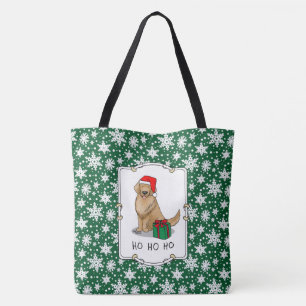 Weihnachtsmann Golden Retriever Dog Niedlich Tasche