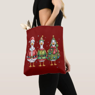 Weihnachtsmann Goose Santa Duck Alberne Gänse Tasche