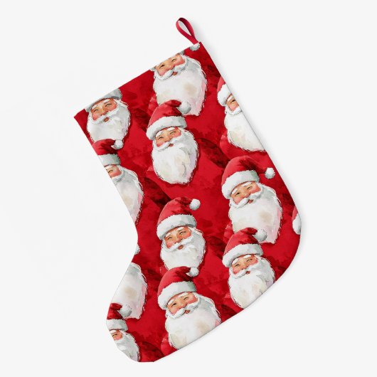 Weihnachtsmann Großer Weihnachtsstrumpf (Rückseite (Hängend))