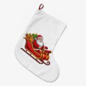 Weihnachtsmann Großer Weihnachtsstrumpf (Vorderansicht (hängend))