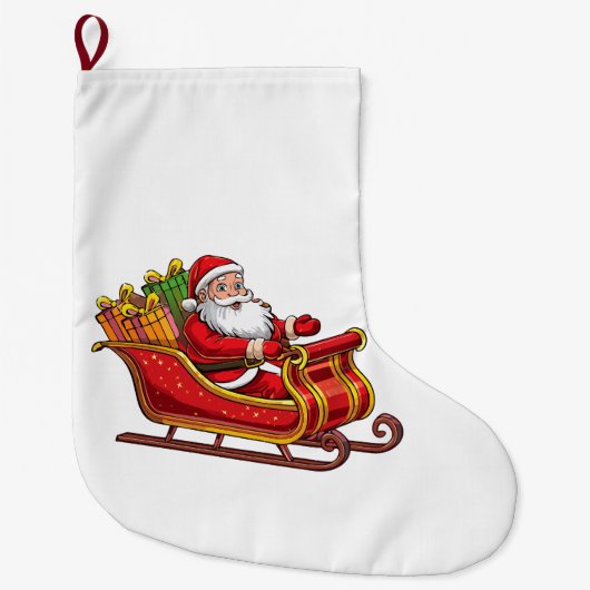 Weihnachtsmann Großer Weihnachtsstrumpf (Vorderseite)