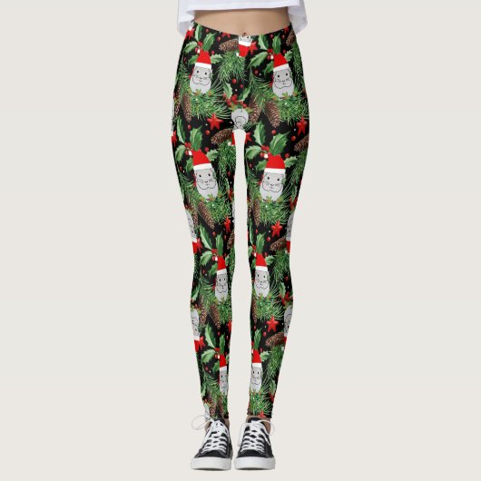 Weihnachtsmann-Guinea Leggings (Vorderseite)