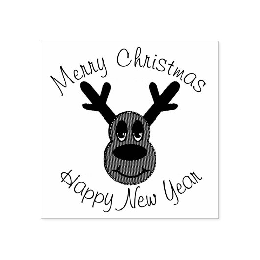 Weihnachtsmann Gummistempel (Prägung)