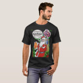 Weihnachtsmann - Hasen Krishna ॐ T-Shirt (Vorne ganz)
