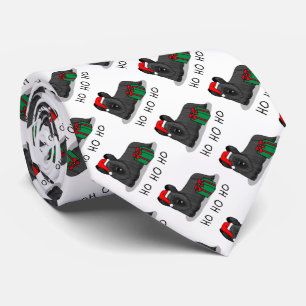 Weihnachtsmann Hat Skye Terrier (schwarz) Krawatte