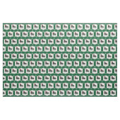 Weihnachtsmann Hat Skye Terrier (schwarz) Stoff (Yard (91,4 cm))