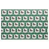 Weihnachtsmann Hat Skye Terrier (schwarz) Stoff (Fat Quarter (45,7 x 55,9 cm))