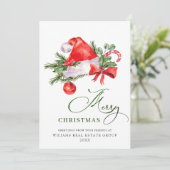 Weihnachtsmann hat Weihnachten Corporate (Stehend Vorderseite)