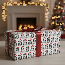 Weihnachtsmann Havanese Welppy Wrapping Paper Geschenkpapier