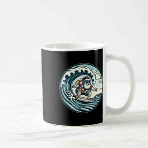 Weihnachtsmann Hawaiianisches Surfen Weihnachten A Kaffeetasse
