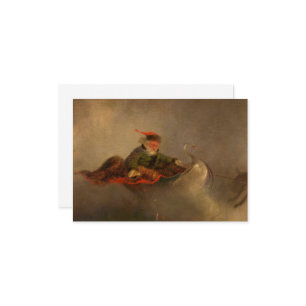 Weihnachtsmann, Heiligabend von William H. Beard Dankeskarte