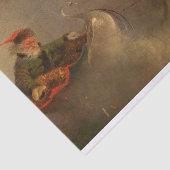 Weihnachtsmann, Heiligabend von William H. Beard Seidenpapier (Ausschnitt)