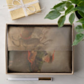 Weihnachtsmann, Heiligabend von William H. Beard Seidenpapier (Geschenk)