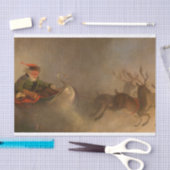 Weihnachtsmann, Heiligabend von William H. Beard Seidenpapier (Handwerk)