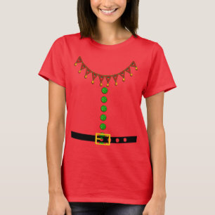 Weihnachtsmann Helfer Elf Kostüm T-Shirt