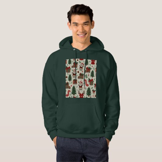 Weihnachtsmann Hoodie (Vorne ganz)