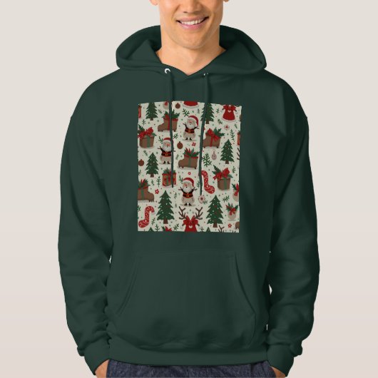Weihnachtsmann Hoodie (Vorderseite)